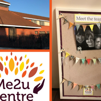 Photo Collage: Me2U Centre, Our Founders and Logo