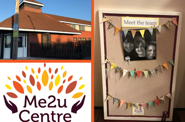 Photo Collage: Me2U Centre, Our Founders and Logo
